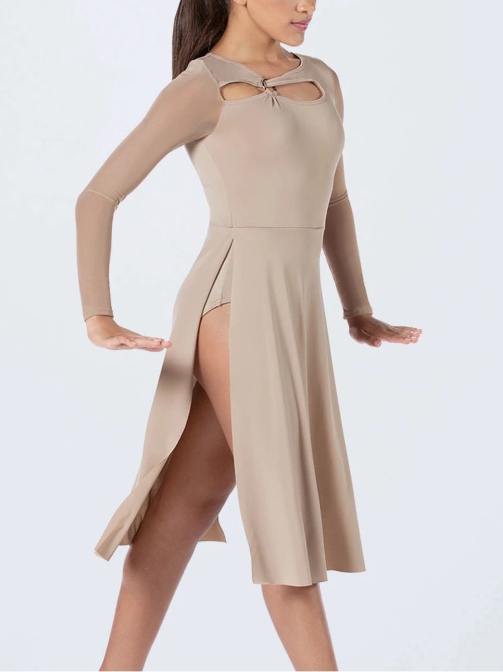 3/$75 Weissman Beige Dress Dance Costume